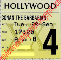 Conan The Barbarian Ticket