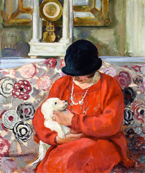 Henri Lebasque - Little White Dog