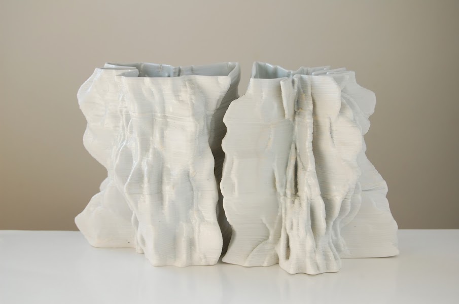 Jonathan Keep - Iceberg, 3D printed ceramics