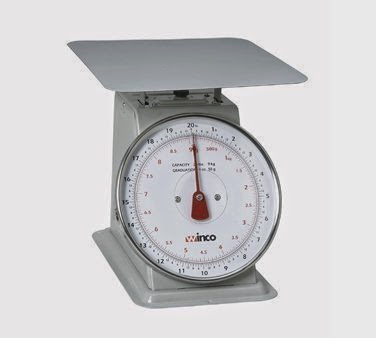  Winco SCAL-820 20-Pound/9.09kg Scale with 8-Inch Dial