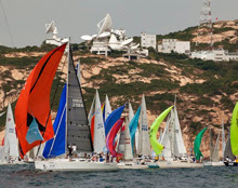 Hong Kong sailboats- sailing around island race