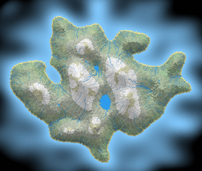 example of generated island