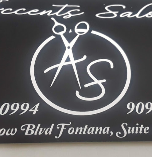 Accents barber shop & beauty salon logo