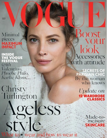 DIARY OF A CLOTHESHORSE: CHRISTY TURLINGTON COVERS VOGUE UK JULY 2014