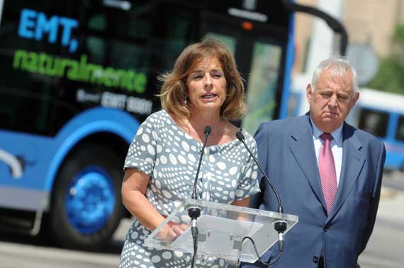 Autobuses 100% limpios para el centro de Madrid