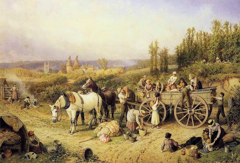 Myles Birket Foster - The Farm Cart