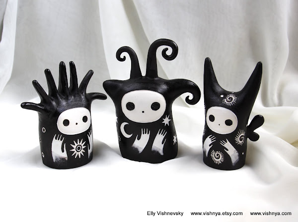 Hand Made Ceramic and pottery Eco-Friendly Home Decor by Elly Vishnevsky.