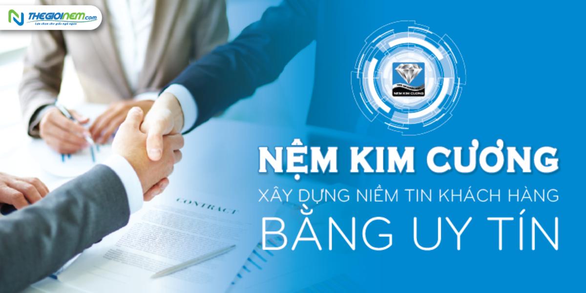 Nệm Kim Cương 1m, 1m2, 1m4, 1m6, 1m8 giá bao nhiêu?