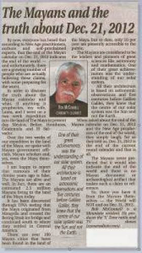Rob Mcconnell Newspaper Column For Thursday March 22 2012