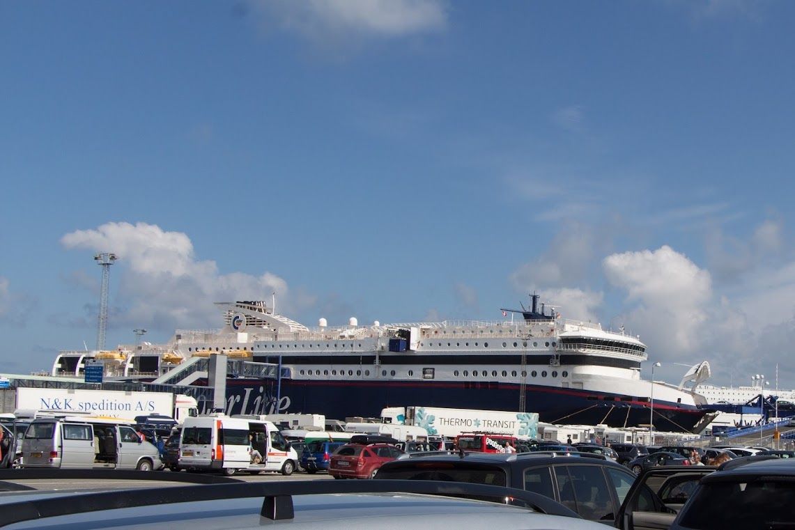 Superspeed ferry Color Line. Van Horsens naar Kvinesdal