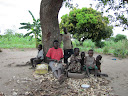Peeling Cassava ready for drying in the sun