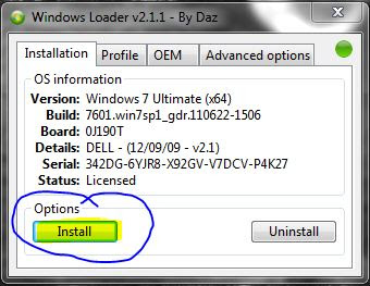 Windows Loader v2.1.1 | Full Version | 1.57 MB