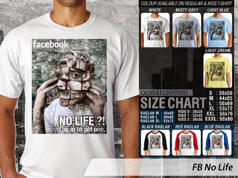 Kaos Facebook FB No Life