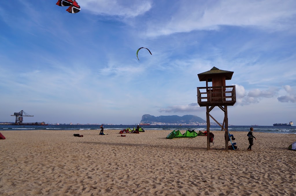 kitesurf en playa de los palmones algeciras