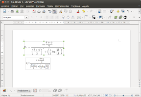 Un editor de ecuaciones LaTeX para LibreOffice en Ubuntu