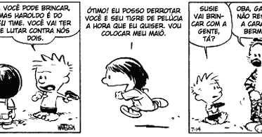 Depósito do Calvin: Calvin & Haroldo - Tirinha #608 (19 de Julho de 1987)