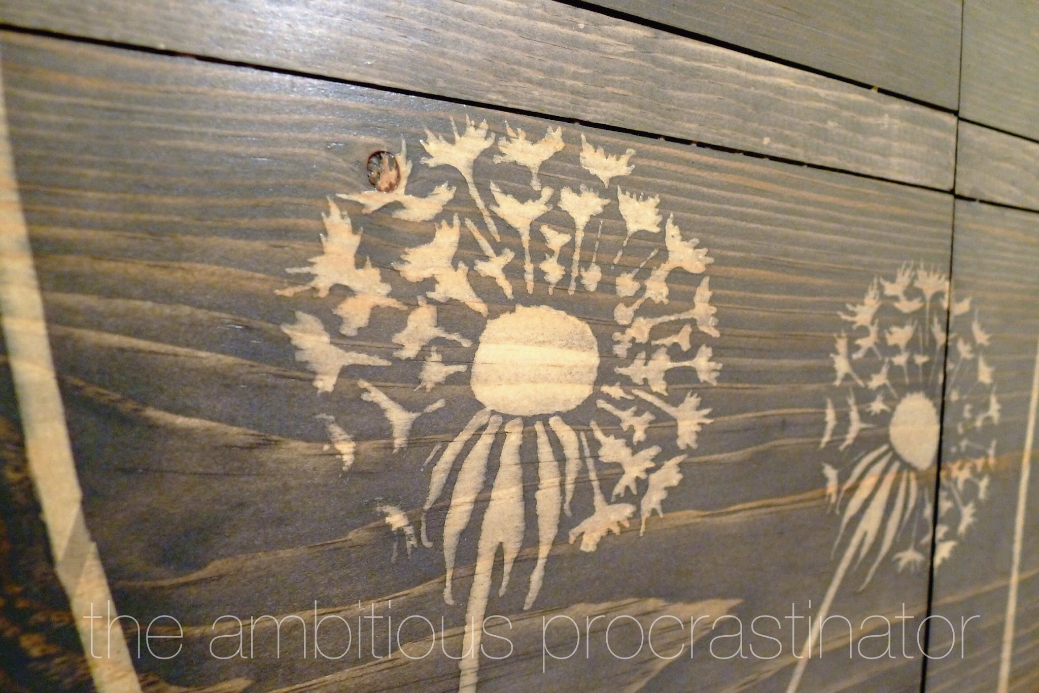 How to Stencil on Wood