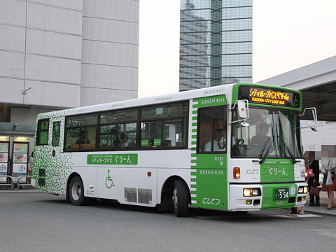 西日本鉄道　福岡シティループバス「ぐりーん」　5721