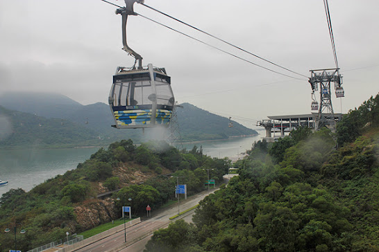 cable car ride hong kong, lantau island cable car