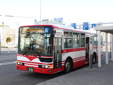 宗谷バス　天北宗谷岬線　・805　稚内駅前発車前