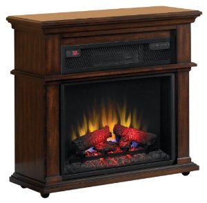  Duraflame Infrared Rolling Fireplace with Blue Flame Effect