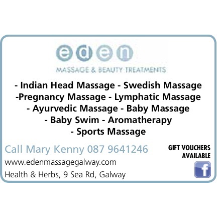 Eden Massage Galway logo