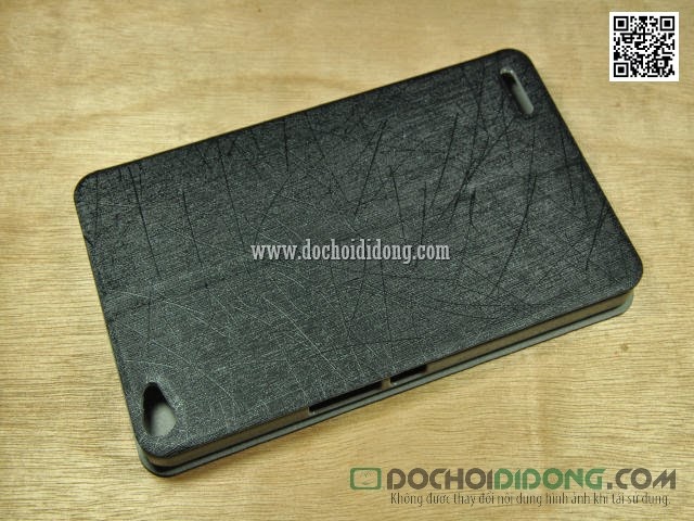 Bao da Huawei Mediapad X1 vân chìm da nhám