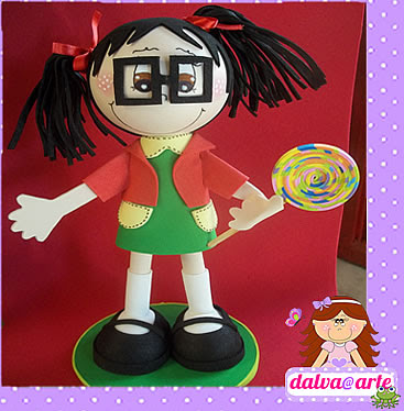 boneca EVA chiquinha boneca EVA chiquinha