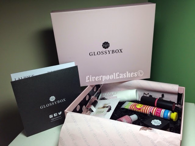 glossybox august 2014 liverpool lashes beauty blogger blog scouse scouser