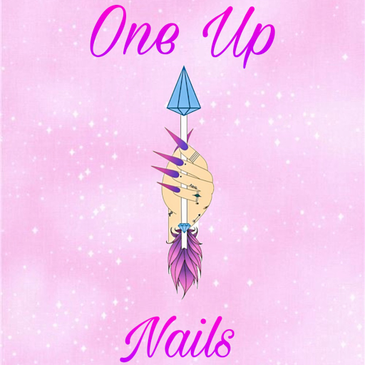 One Up Nails logo