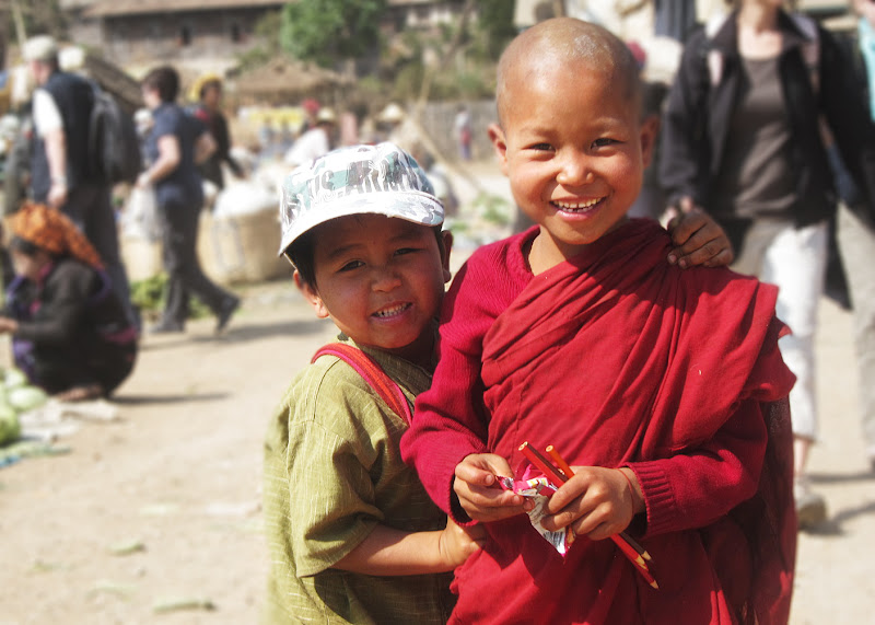 Child Monk in Myanmar Child Monk in Myanmar