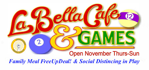 La Bella Cafe & Games logo