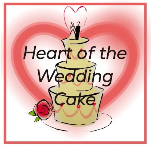 Heart of the wedding cake logo