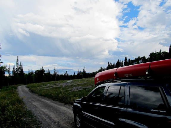 Jeep near Grassy Lake