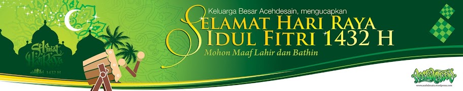 Free Download Template Banner Idul Fitri vector cdr 