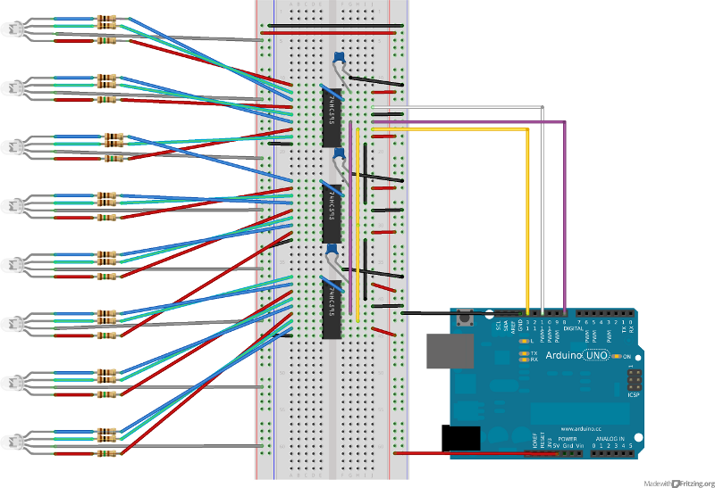 Arduino Resistor Chart