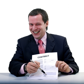 slimy businessman greasy banker
