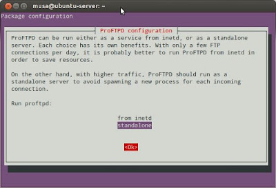 install proftpd