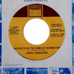 Eddie Kendricks - It's So Hard For Me To Say Good-Bye / This Used To Be The Home Of Johnnie Mae