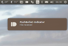 Un gran salto en Pushbullet-Indicator, ahora también recibe