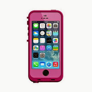 Lifeproof Fre Carrying Case for iPhone 5S - Retail Packaging - Magenta/Dark Magenta