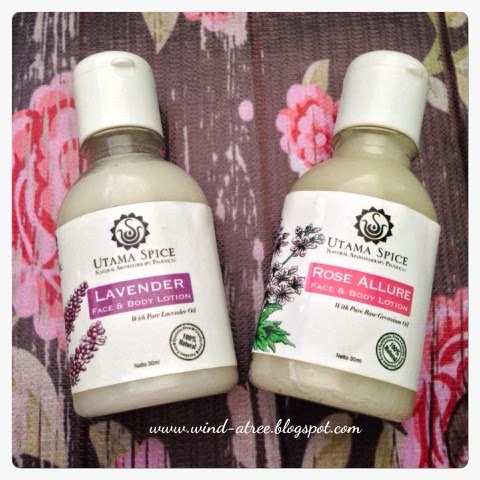 [Review] Utama Spice Face and Body Lotion in Rose Allure and Lavender