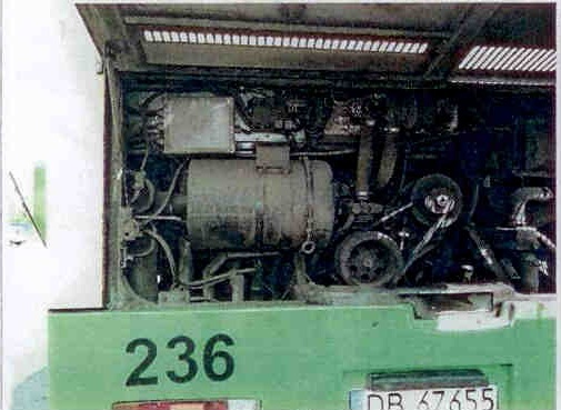 Jelcz 120 M CNG - duża ilość pyłu w komorze silnika