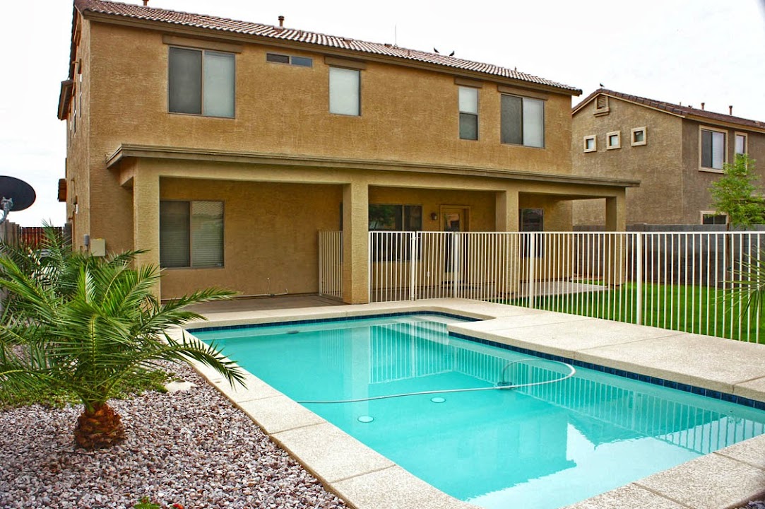Backyard pool for Casa Grande homes for sale
