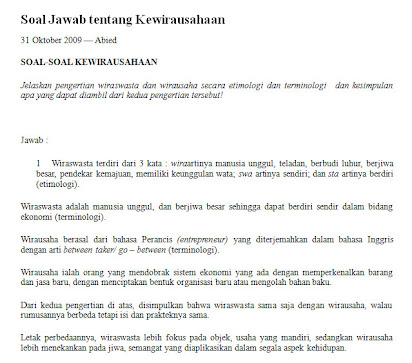 Soal essay bahasa indonesia kelas 11 semester 2