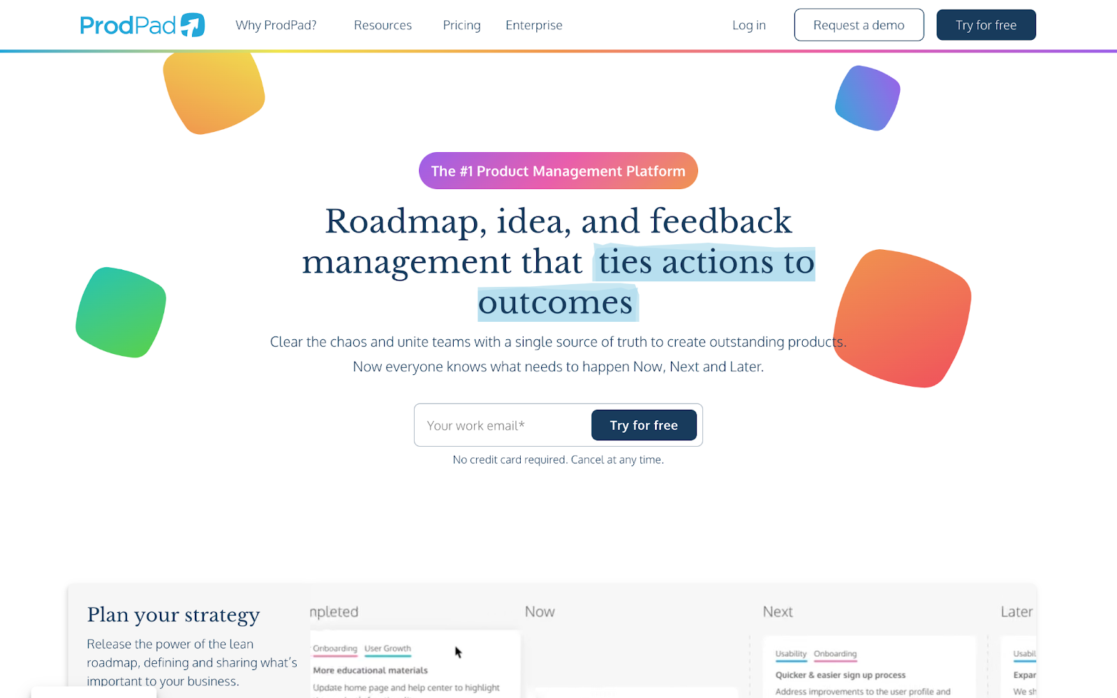 ProdPad Homepage