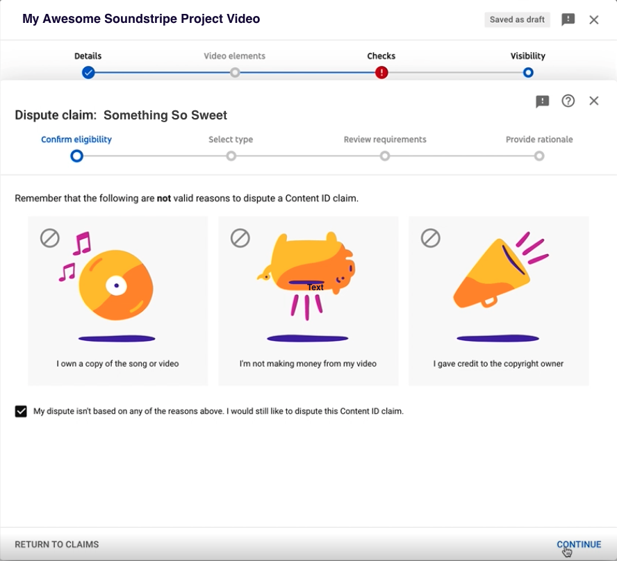 Dispute a Content ID claim on YouTube