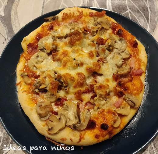 receta de pizza con masa casera