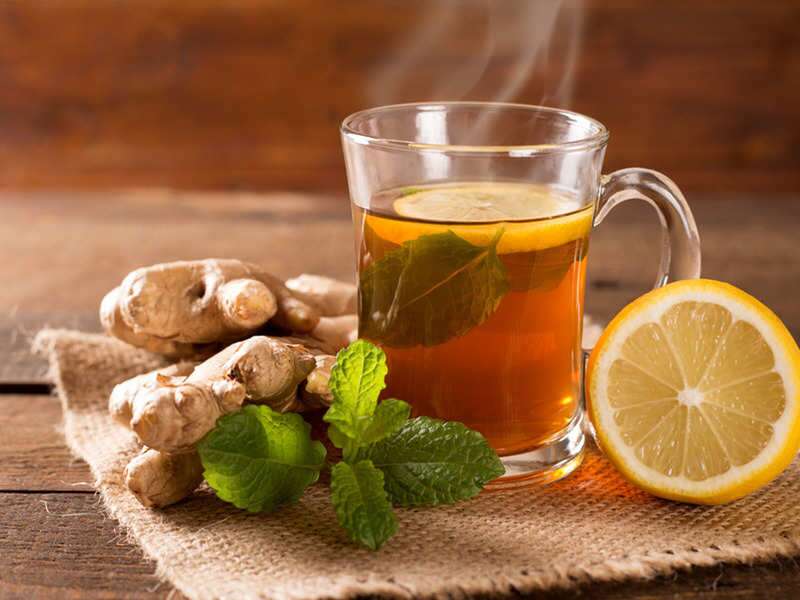 ginger tea for better healing.
