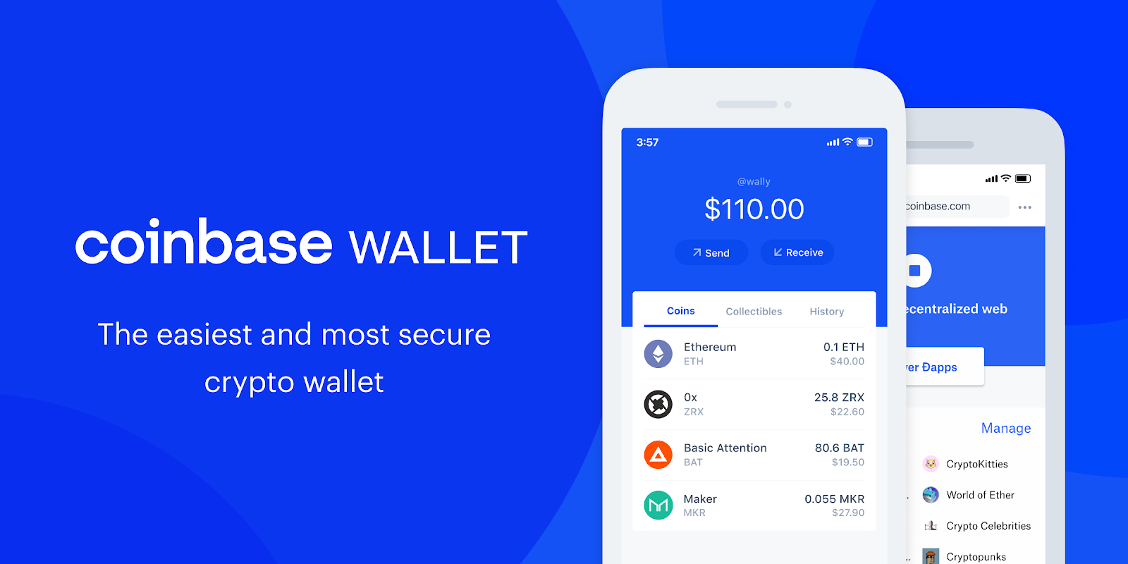 Portefeuille Coinbase